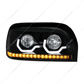 Blackout Projection Headlight With LED Turn Signal & Light Bar For Freightliner Century - Passenger
