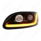 Projection Headlight W/LED Dual Function Light Bar For Peterbilt 386 (2005-2015) & 387 (1999-2010)