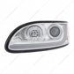 Chrome Projection Headlight W/LED Dual Function Light Bar For PB 386 (2005-2015) & 387 (1999-2010) - Driver