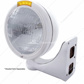 Chrome Classic Headlight H6024 Bulb & LED Turn Signal - Amber Lens