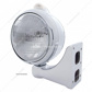 Chrome Guide 682-C Headlight 6014 & Dual Mode LED Signal - Clear Lens
