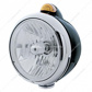 Black Guide 682-C Headlight Crystal H4 & Dual Mode LED Signal - Amber Lens