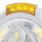 Chrome Classic Headlight H4 With 34 Amber LED & Dual Mode LED Signal
