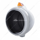 Chrome Guide 682-C Headlight No Bulb With Original Style LED Signal - Amber Lens