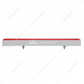 24 LED Dual Function 12" GloLight Bar With Bezel - Red LED/Red Lens