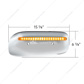 19 LED Rear Headlight Housing Cover For 2008-2023 Peterbilt 389 (Passenger)-Amber LED/Lens