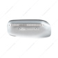 19 LED Rear Headlight Housing Cover For 2008-2023 Peterbilt 389 (Driver)-Amber LED/Clear Lens
