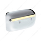 19 LED Rear Headlight Housing Cover For 2008-2023 Peterbilt 389 (Driver)-Amber LED/Clear Lens