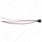 3 Wire Pigtail With 3 Prong Straight Plug - 12" Lead (Retail)