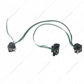 3 Prong Right Angle Plug Wiring Harness With 3 Plugs - 12" Lead