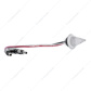 4 LED Dual Function 3/4" Mini Spike Light With SS Bezel (Clearance/Marker) - Amber LED/Clear Lens