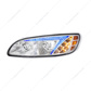 LED Headlight With Color Changing Position Light Bar For Peterbilt 386 (2005-2015) & 387 (1999-2010)