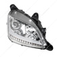Chrome Projection Headlight With LED Position Light & Signal For 2012-2021 Peterbilt 579- Passenger