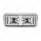 10 High Power LED "Chrome" Projection Headlight With LED Turn Signal & Position Light Bar - Passenger