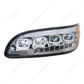 Quad-LED Headlight With LED DRL & Seq. Signal For 2005-2015 Peterbilt 386