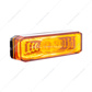 10 LED Rectangular Abyss Light (Clearance/Marker) - Amber LED/Amber Lens