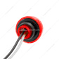 LED 1-1/4" Round Light (Clearance/Marker) - Red LED/Red Lens