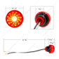 LED 1-1/4" Round Light (Clearance/Marker) - Red LED/Red Lens