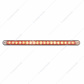 19 LED 12" Reflector Light Bar With Black Housing - Red LED/Clear Lens