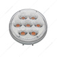 14 LED 4" Round Double Fury Light (Stop, Turn & Tail) - Red & Amber LED/ Clear Lens