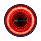 24 LED 4" Round Mirage Light (Stop, Turn & Tail) - Red LED/Red Lens