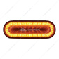 24 LED 6" Oval Mirage Light (Turn Signal) - Amber LED/Amber Lens