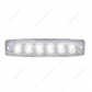6 High Power LED Super Thin Warning Light - White LED/Clear Lens (Bulk)