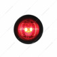 2 LED 3/4" Mini Light (Clearance/Marker) With Rubber Grommet - Red LED/Red Lens (Bulk)