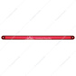 24 LED Dual Function 12" GloLight Bar (Stop, Turn & Tail) - Red LED/Red Lens (Card)