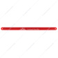 24 LED Dual Function 12" GloLight Bar (Stop, Turn & Tail) - Red LED/Red Lens (Card)