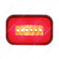 14 LED Rectangular GloLight (Stop, Turn & Tail) - Red LED/Red Lens (Bulk)