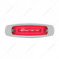 16 LED Rectangular GloLight With Bezel (Clearance/Marker) - Red LED/Red Lens