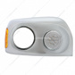 21 LED GloLight Daytime Running Light For 2005-2010 Freightliner Century -Amber LED/Clear Lens