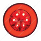 21 LED 4" Round GloLight (Stop, Turn & Tail) - Red LED/Red Lens (Bulk)