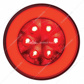 21 LED 4" Round GloLight Kit (Stop, Turn & Tail) - Red LED/Red Lens (Bulk)