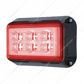 6 High Power LED Rectangular Warning Light - Red LED (Bulk)