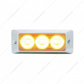 3 High Power LED Warning Light - Amber LED