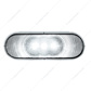 6 LED 6" Oval Light (Back-Up)-White LED/Clear Lens