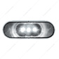 6 LED 6" Oval Light (Back-Up)-White LED/Clear Lens