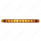 11 LED 17" Turn Signal Light Bar - Amber LED/Amber Lens