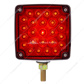 52 LED Single Stud Double Face Turn Signal Light (Passenger) - Amber & Red LED/Amber & Red Lens