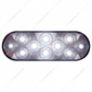 10 LED 6" Oval Auxiliary/Utility Light - White LED/Clear Lens