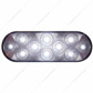 10 LED 6" Oval Auxiliary/Utility Light - White LED/Clear Lens (Bulk)
