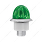 4 LED 3/4" Mini Watermelon Double Fury Light With Clear Lens (Clearance/Marker) - Amber & Green LED