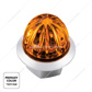 4 LED 3/4" Mini Watermelon Double Fury Light With Clear Lens (Clearance/Marker) - Amber & Purple LED