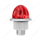 4 LED 3/4" Mini Watermelon Double Fury Light With Clear Lens (Clearance/Marker) - Red & Purple LED