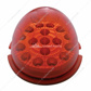 17 LED Dual Function Reflector Cab Light - Red LED/Red Lens