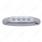 4 LED Reflector Light (Clearance/Marker) - Amber LED/Clear Lens (Bulk)