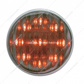 9 LED 2" Auxiliary Light - Red LED/Chrome Lens