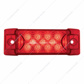 13 LED Reflector Rectangular Light (Clearance/Marker) - Red LED/Red Lens